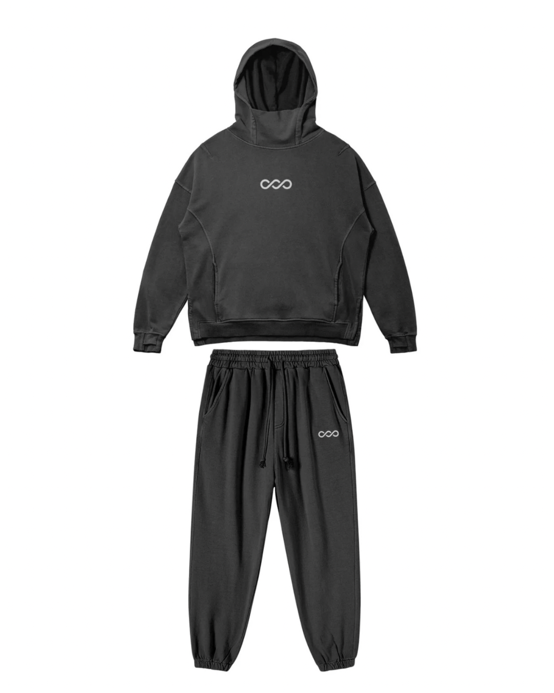 Noob Saibot (Washed Embroidered Sweatsuit, 380GSM/420GSM)
