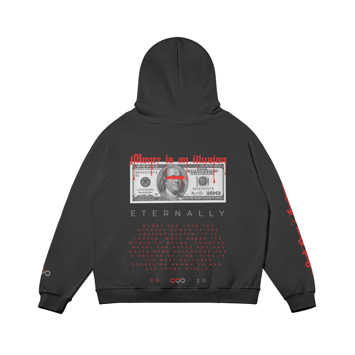 "Blood Money" Fleece Lined Hoodie