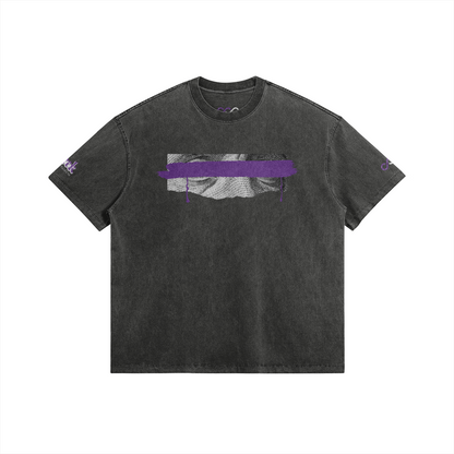 "Purple Haze" Oversized Washed Tee