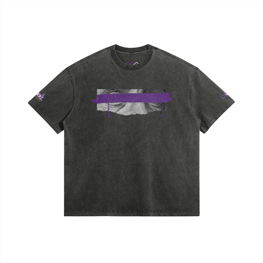 "Purple Haze" Oversized Washed Tee