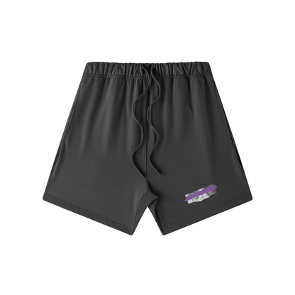 "Purple Haze" Oversized Sweatshorts