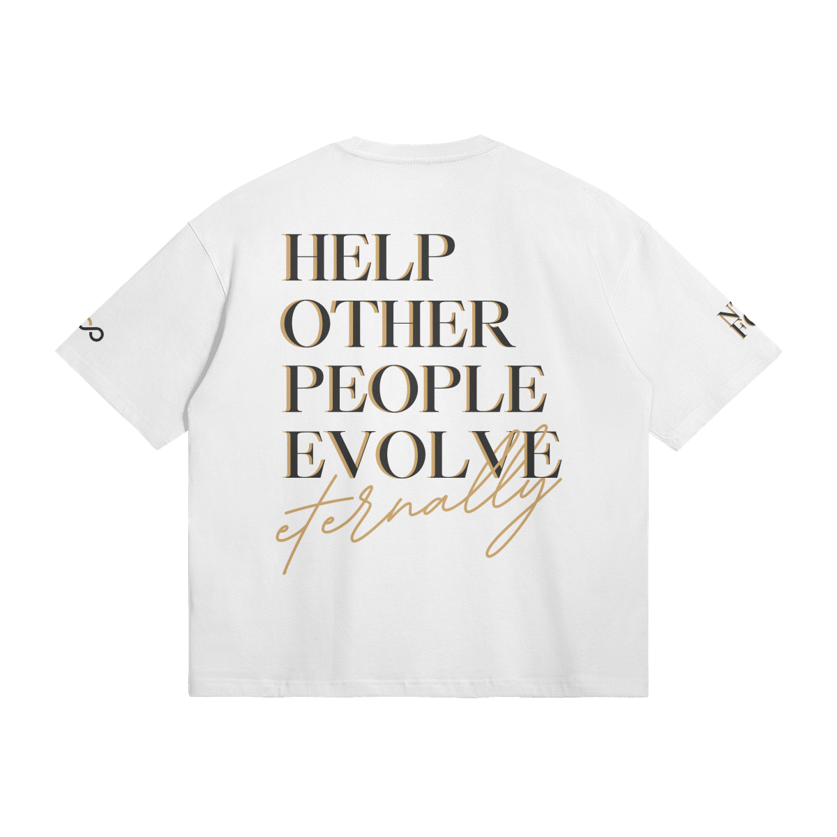 "Eternally Golden" Oversized Boxy Tee