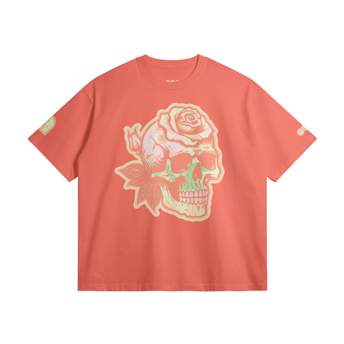 "Peach Sorbet" Oversized Boxy Tee