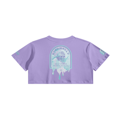 "Purple Skies" Crop Top