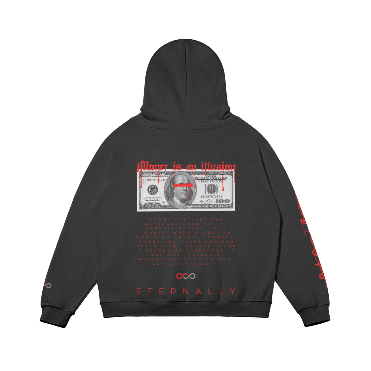 "Blood Money" Fleece Lined Hoodie
