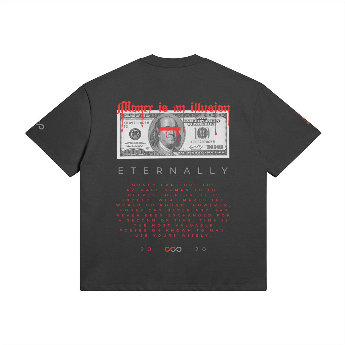 "Blood Money" Oversized Crewneck T-Shirt